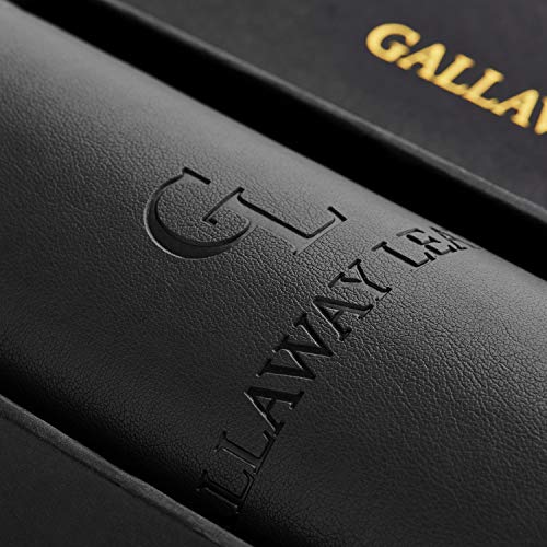 Gallaway Leather Desk Mat Mouse Pad - PU Leather Computer Desk Mat, Large Mouse Pad for Desk with Non-Slip Felt Base, Gift-Ready Elegant Computer Mat for Desk with Gift Box